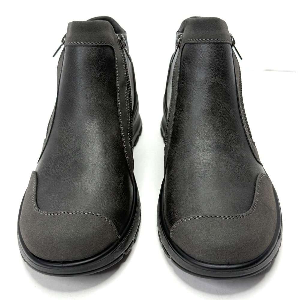 Easy Street Women's Jovi Slip Resistant Booties Grey Size 9.5W NWT/BOX